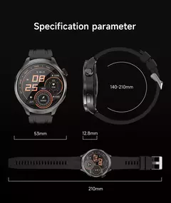 Huawei Sports Smartwatch impermeável para homens, 1.85 "tela AMOLED, bússola GPS NFC, chamada Bluetooth, novo Smartwatch, 2022
