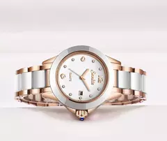 Mulheres Relógio de Pulseira de Ouro Rosa, Moda Feminina, Novo, Criativos, Impermeável, Data, Relógio, senhoras, Mulher, Menina, 2023 - comprar online