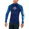 Cody lundin camisa de manga longa dos homens upf 50 + proteção uv protetor solar moletom para caminhadas correndo treino nadar surf rash gaurd