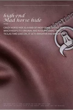 BULLCAPTAIN-Pacotes de Cintura de Couro Genuíno para Homens, Cinto Casual, Bolsa de Telefone Móvel 100% Couro Pequena Bolsa de Ombro - comprar online
