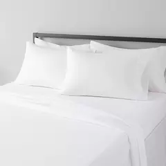Conjunto de lençóis de casal batilo, 4 peças, com fronha, luxo, macio, plano e conjunto para cama de solteiro/completo/queen/king size - loja online