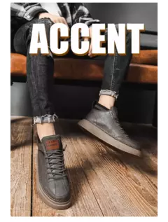 Bota masculina de trabalho com sola macia, bota de couro versátil, sapato antiderrapante, casual e moderno, ao ar livre, quatro temporadas, novo, moda - Wolf Magazine