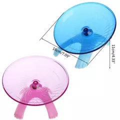 Disco Running Flying Saucer, Exercício Roda Toy para Ratos, anão, Hamsters, Pet, 18cm na internet