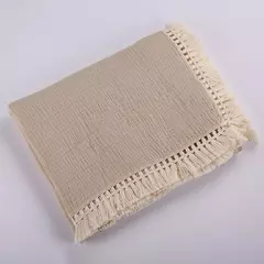 Algodão Musselina Swaddle Cobertores para Bebê Recém-nascido Borla Recebendo Cobertor New Born Swaddle Envoltório Infantil Dormir Quilt Bed Cover - Wolf Magazine