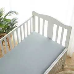 Capas de colchão de algodão, lençóis recém-nascidos, lençóis de bebê, colcha, cor sólida, 130 cm, 70cm, 2024 na internet