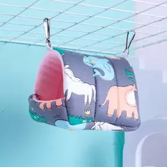 Casa fofa de cobaia furões pequeno animal rede furão gaiola acessórios camas inverno quente chinchila esteira casa de hamster