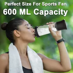 Grande capacidade portátil Juicer Cup, poderoso motor, rápido agitando misturador liquidificador, copo de mistura ao ar livre, 600ml, lâmina de 10 folhas, 4000mAh, novo