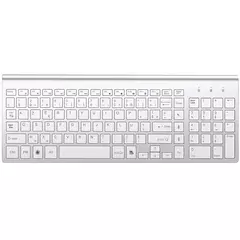 Imagem do Conjunto de Teclado Sem Fio Francês, Layout AZERTY, Ultra Fino, 2.4G, Silencioso, Chave de Tesoura Compacta, Mac, Windows, PC, Laptop, TV Box
