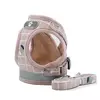 Arnês para cães de náilon colete de malha respirável ajustável conjunto de arnês e trela para cães pequenos gatos coleira reflexiva para animais de estimação para filhote de cachorro