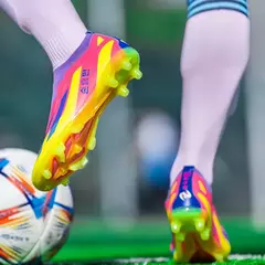 Sapatos infantis de futebol antiderrapante, chuteiras de relvado de alta qualidade, botas de futebol para homens TF FG, 2410 - Wolf Magazine