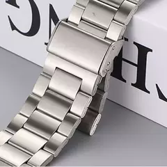 Pulseira de Aço Inoxidável para Apple Watch, Ultra Band para iWatch SE, 9, 8, 7, 6, 5, 4, 3, 2, 1, 49mm, 45mm, 44mm, 42 milímetros, 41 milímetros, 40 milímetros, 38 milímetros - loja online