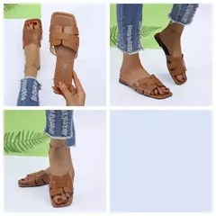 Sandálias femininas de praia ao ar livre, chinelos femininos, slides de design de marca, sapatos de luxo, verão, tendência, tamanho grande, 43, 2024 - comprar online