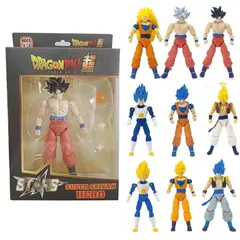 Dragon Ball SHF Goku Vegeta Figura de ação Super Saiyan Gogeta Dbz Estatueta Coleção de PVC Modelo Brinquedos para Crianças Presentes