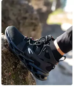 Tênis masculinos leves à prova de punção, sapatos de aço, botas indestrutíveis - loja online