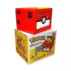 Pokemon pikachu cofrinho figura de ação anime dos desenhos animados eletrônico caixa de dinheiro de plástico roubar moeda cofrinho criança brinquedo de natal presente - comprar online