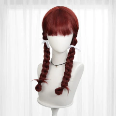 Lupu 24 Polegada onda vermelha sintética ligeiramente encaracolado perucas para mulheres fibra sintética resistente ao calor cabelo onda profunda doce e natural na internet