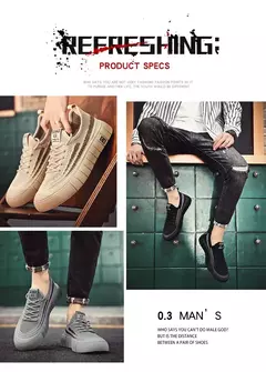Tênis de malha respirável masculino, leve, confortável, meias antiderrapantes, sapatos esportivos e de lazer, tendência, verão - Wolf Magazine