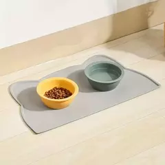 Tapete de alimentação para cães e gatos, tapete de silicone para comida de gato, antiderrapante, à prova d'água, lavável, à prova de derramamento, suprimentos para animais de estimação na internet