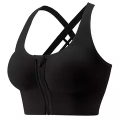 Sutiãs esportivos apertados para ioga para mulheres, sutiã com zíper fitness, na internet