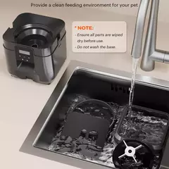 Alimentador inteligente para animais de estimação, alimentador automático para gatos, máquina de comida lenta para cães com temporizador quantitativo automático, dispensador de comida para gatos, tigela para cães e gatos na internet