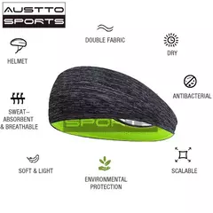 Austto Sports Headband para homens e mulheres, Slim Workout Sweatband, Running System, Outdoor, Cooling na internet