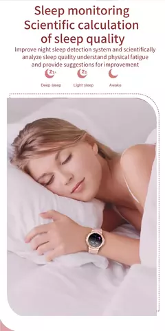 MELANDA-Sport Smart Watch para Mulheres, Chamada Bluetooth, IP68 Impermeável, Rastreador De Fitness, Monitoramento De Saúde, IOS, Android, MK60 - loja online