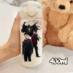 Harry potter palha copo de água 600/400ml crianças beber portátil plástico transparente grande capacidade esporte garrafa de água presentes - comprar online
