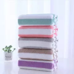 Imagem do Absorvente Quick Drying Toalha De Banho Conjuntos, Listras, Mão Face Suave, Microfibra De Banheiro, Natação, Adultos, 35x75cm