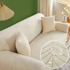Capa de sofá Jacquard elástica grossa para sala de estar, sofá e poltrona, L Shaped Canto Sofá Capa, 1 lugares, 2 lugares, 3 lugares, 4 lugares - loja online