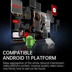 HONGTOP S40 Android 11 Mini Projetor Suporte 4K 1080P 2.4G/5GWIFI BT5.0 Projetor 1280*720P Projetor Portátil de Cinema em Casa - loja online