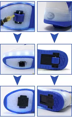 Sapatilhas infantis de patins de duas rodas, luz LED, tênis esportivos brilhantes, skate luminoso, carregamento USB, crianças, meninos, meninas - loja online