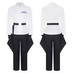 Imagem do Imperial Oficial Cosplay Fantasia, Uniforme Conjunto Completo, Tops, Calças, Manto Acessórios, Encenação de Halloween, GuNice Stellari