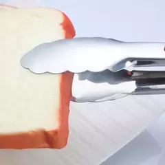 Língua anti-aderente de aço inoxidável, língua para salada, servir pão, grelhar, churrasco, acessórios de cozinha - loja online