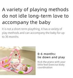 Multifuncional Fitness Frame Crawling Tapete para Crianças, Baby Gym, Play Mat, Rack Musical, Infantil, Brinquedo Educativo, Presente para Crianças - loja online