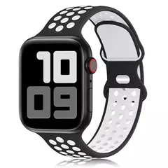 Bracelete Sport para Apple Watch, Bracelete de Silicone, iWatch Series 9, 8, SE, 7, 3, Ultra 2, 49mm, 40mm, 41mm, 42mm, 44mm na internet