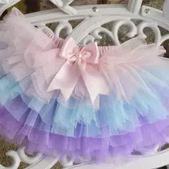 Vestido Tutu Unicórnio das meninas do bebê, 1st Birthday Party Clothes Sets, Meninas recém-nascidas Imprimir Romper, Saias de tule, Headband Outfit, 12M - comprar online