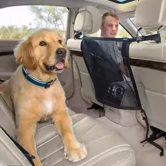 1 pçs suprimentos para animais de estimação cão carro isolamento traseiro net bloqueio proteção gaiola cão de estimação universal cerca carro rede segurança na internet