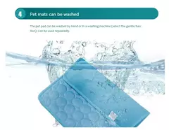 Esteira refrescante para cães pequenos e grandes, cama durável para animais, cobertor de gelo de verão, acessórios para cães e gatos, extra grande - loja online