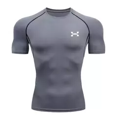 Imagem do Camisa respirável Rashguard de compressão masculina, ajuste seco, camiseta esportiva MMA Fitness Gym, camisa de corrida, alta qualidade