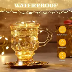 Bateria Powered String Fairy Lights com Bateria, Fio De Cobre De Prata, Decorações De Festa De Casamento, Decoração De Natal, Pacote De 20 - Wolf Magazine