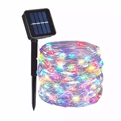 LED Solar Fairy Lights String para decoração ao ar livre, lâmpadas, festão, Natal, pátio, terraço, jardim, festa, jardim - loja online