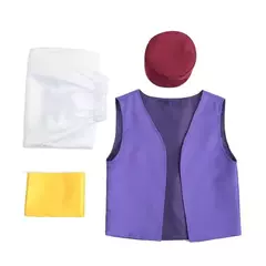 Fantasia do Príncipe Aladdin do Mito Fantasia para Adultos – Roupa de Palco para Cosplay e Desempenho Perfeito para Festas Temáticas de Aladdin