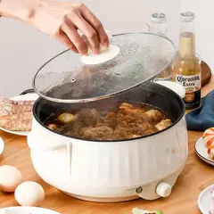 Panela elétrica de camada única ou dupla, Multi fogões, Panela antiaderente doméstica, Fogão de arroz, Eletrodomésticos de cozinha, 1-2 pessoas, 220V - loja online