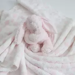 Conjunto De Animais De Pelúcia, Presente Do Bebê Recém-nascido, Cobertor De Sono De Segurança, Coelhinho Rosa, 6 Estilos, 30x30, 2 Pcs - Wolf Magazine
