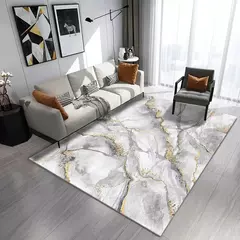 Tapete de mármore abstrato moderno para sala de estar, Tapetes de grande área, Tapete antiderrapante, Tapete de entrada do quarto, Decorações Home - loja online