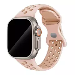 Imagem do Correia Desportiva Respirável para Apple Watch, Band, Correa, iWatch Series 8, SE, 7, 6, 5, 9 Ultra, 44mm, 49mm, 45mm, 40mm, 41 milímetros, 38 milímetros, 42 milímetros