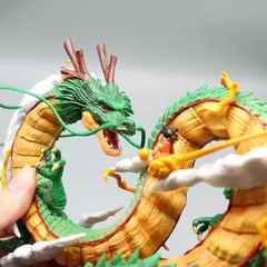 Dragon ball anime figura 22cm shenron figuras goku e shenron estatueta estátua de pvc modelo boneca coleção ornamento crianças brinquedos presentes