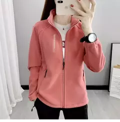 Casacos de lã tamanho grande para mulheres, cardigã quente, roupas esportivas casuais ao ar livre, caminhadas, jogging, ioga, jaquetas femininas, inverno, primavera na internet