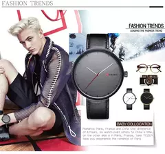 Curren-Relógio Quartz Masculino, Relógios de Fábrica, Moda de Luxo, Relógio de pulso casual, Data Watch - loja online