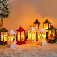Imagem do Natal LED Light Lantern, Decoração para casa, Quarto, Fairy Lights, Ano Novo, Lâmpada decorativa, 2023